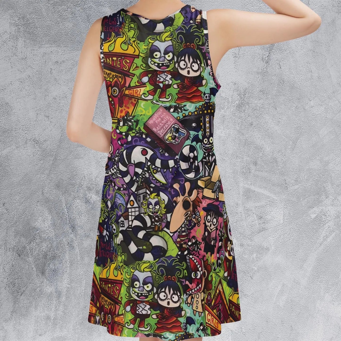 Casual Sleeveless Dress - MJ31UKXP