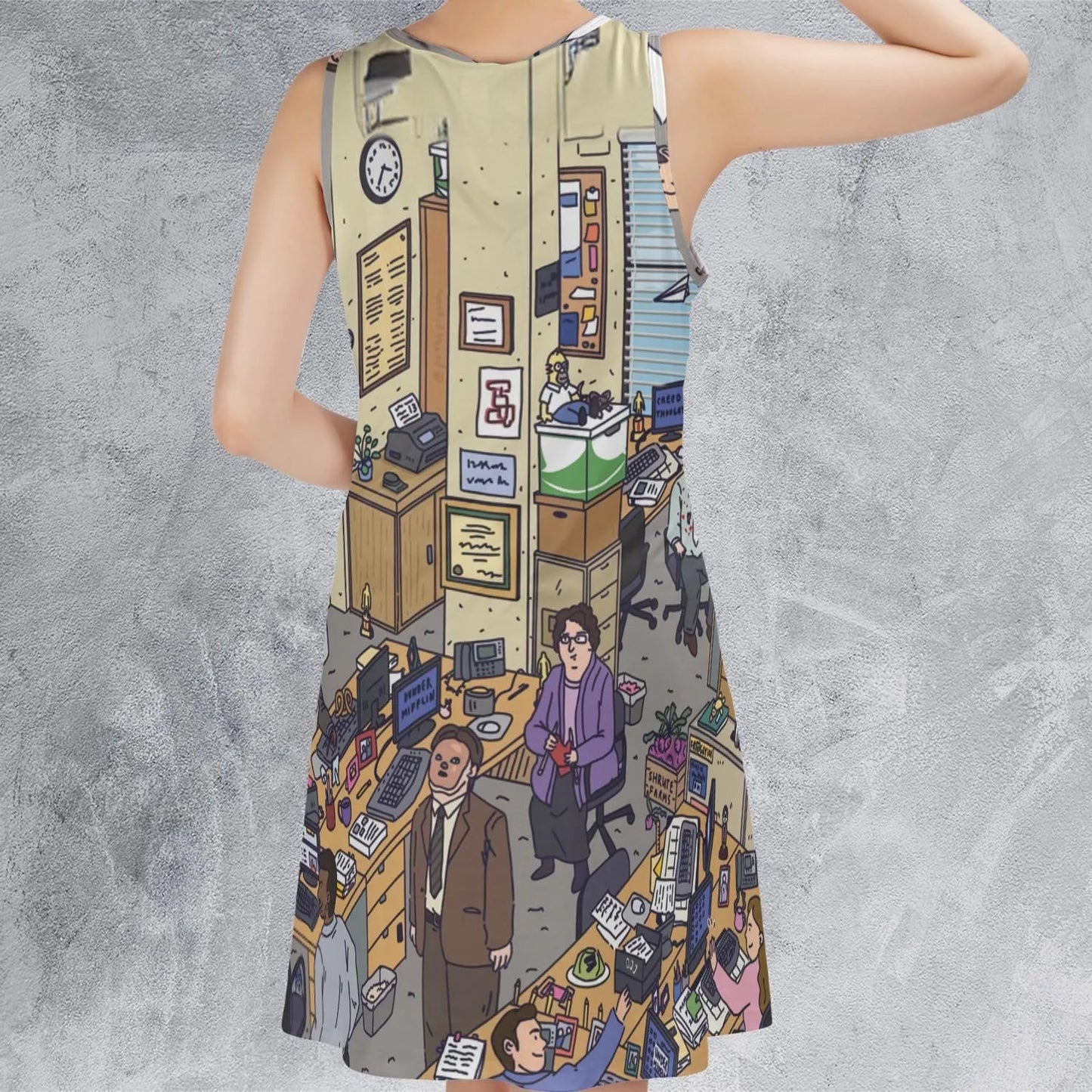 Casual Sleeveless Dress - F8DRY853