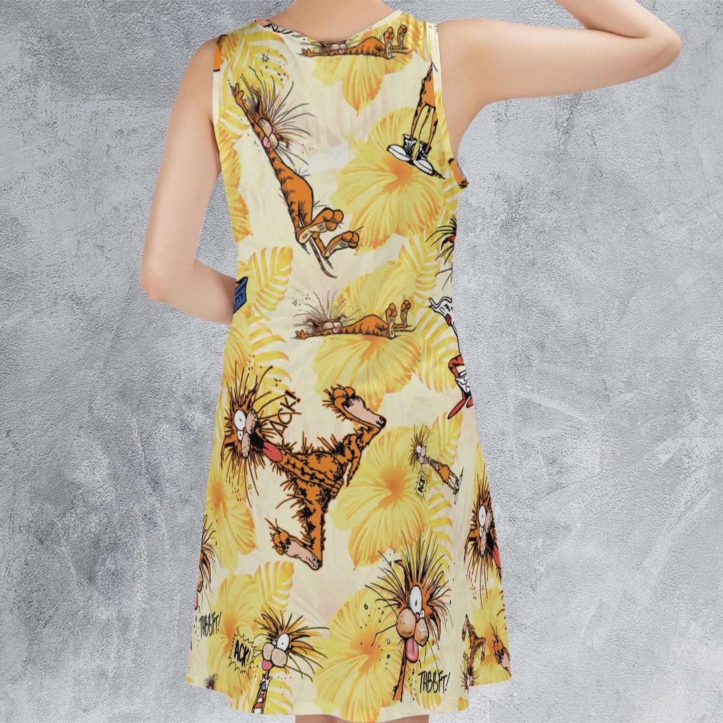 Casual Sleeveless Dress - 4JKMT3YH