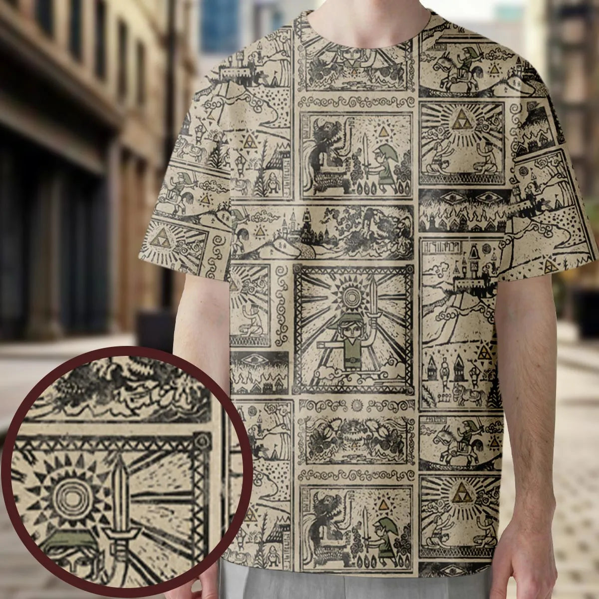 Full Print T-Shirt - YS5L3H51