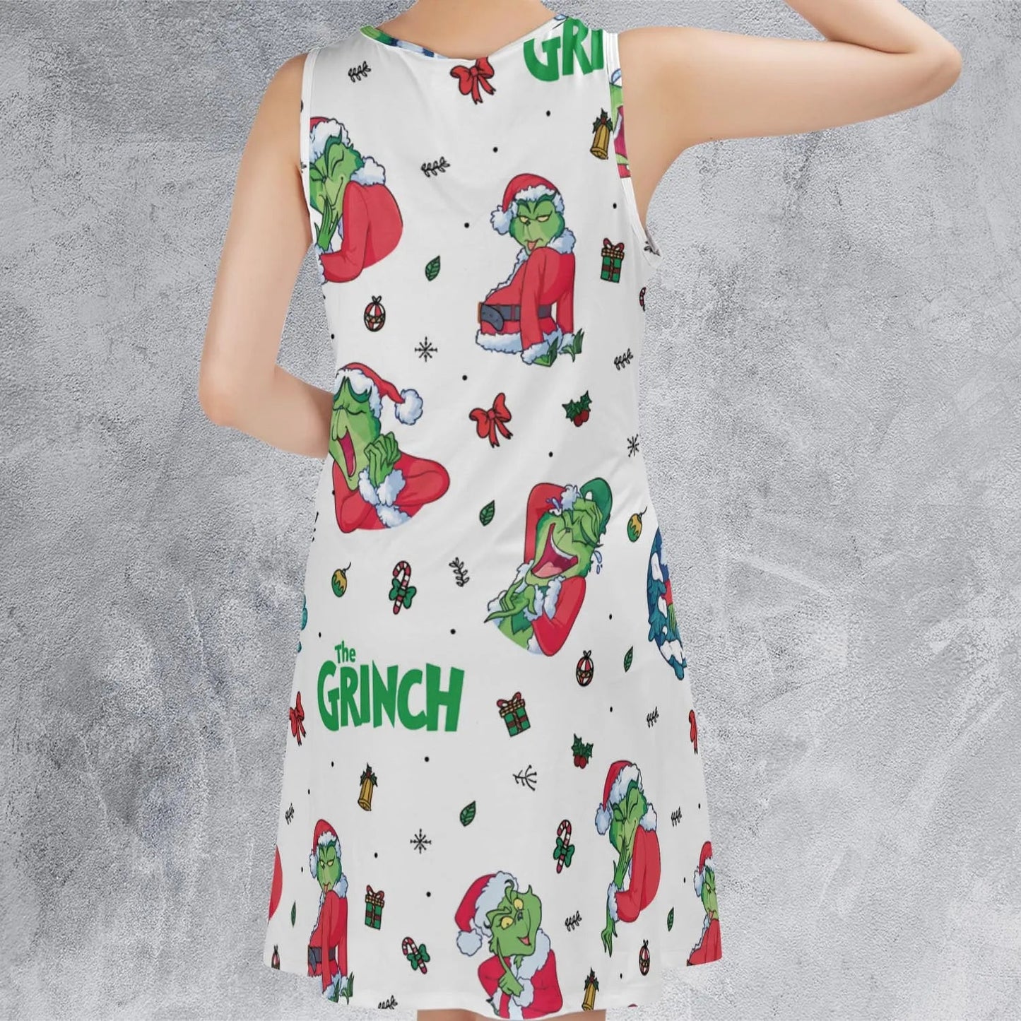 Casual Sleeveless Dress - W6X2KUFQ