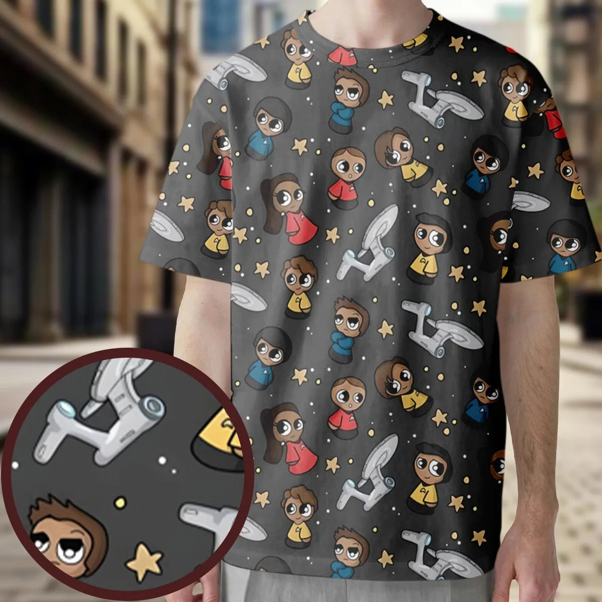 Full Print T-Shirt - 74JVG9EL