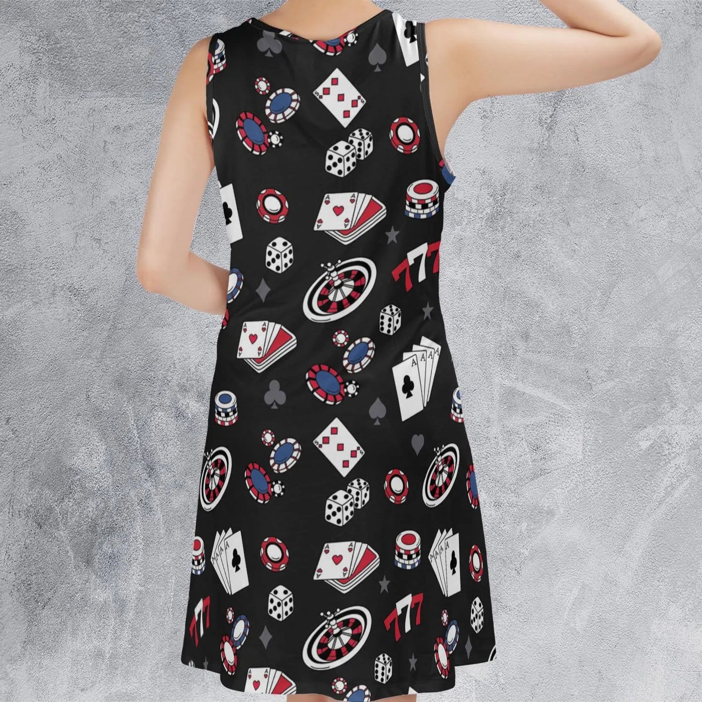 Casual Sleeveless Dress - RYRF51PD