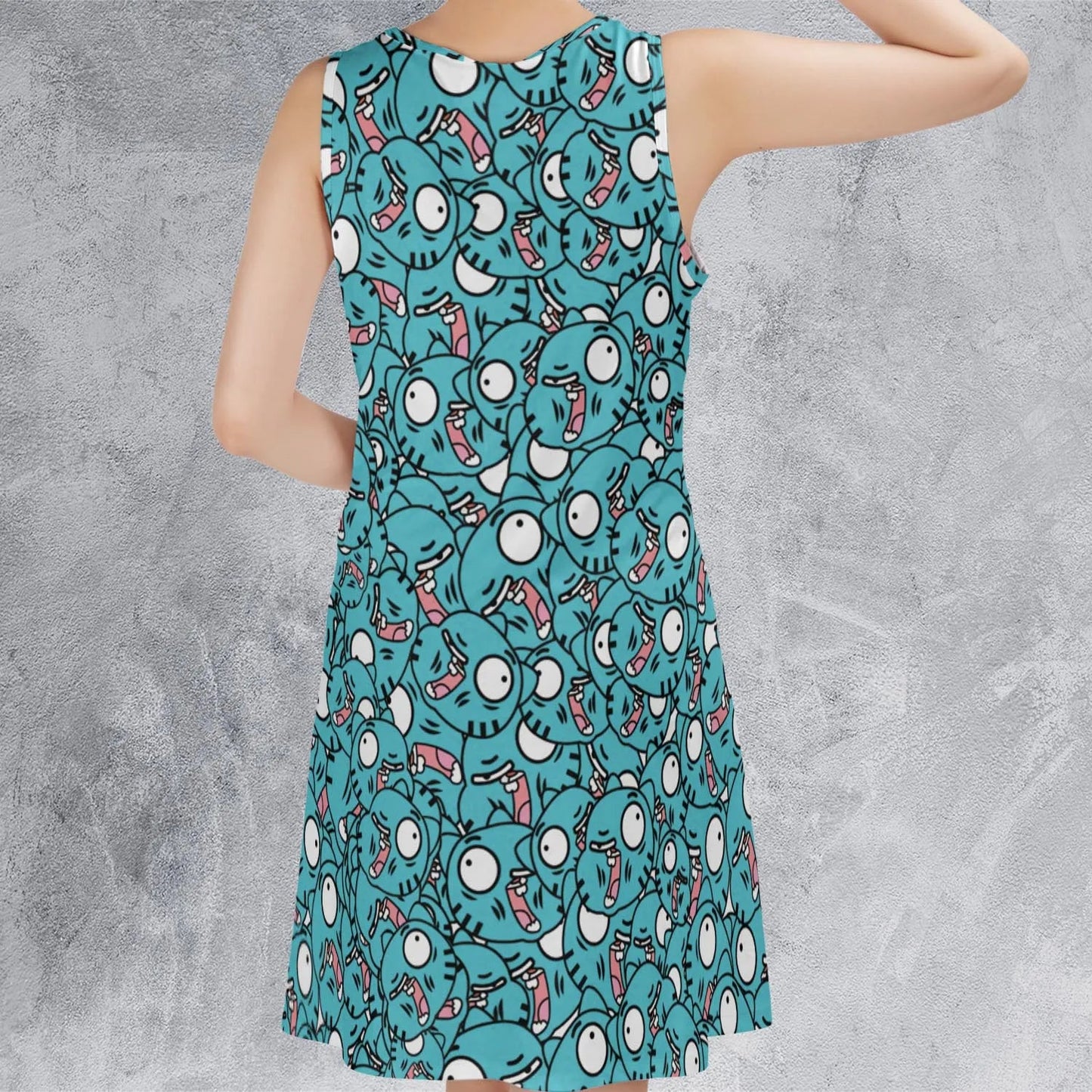 Casual Sleeveless Dress - LXJ471AD