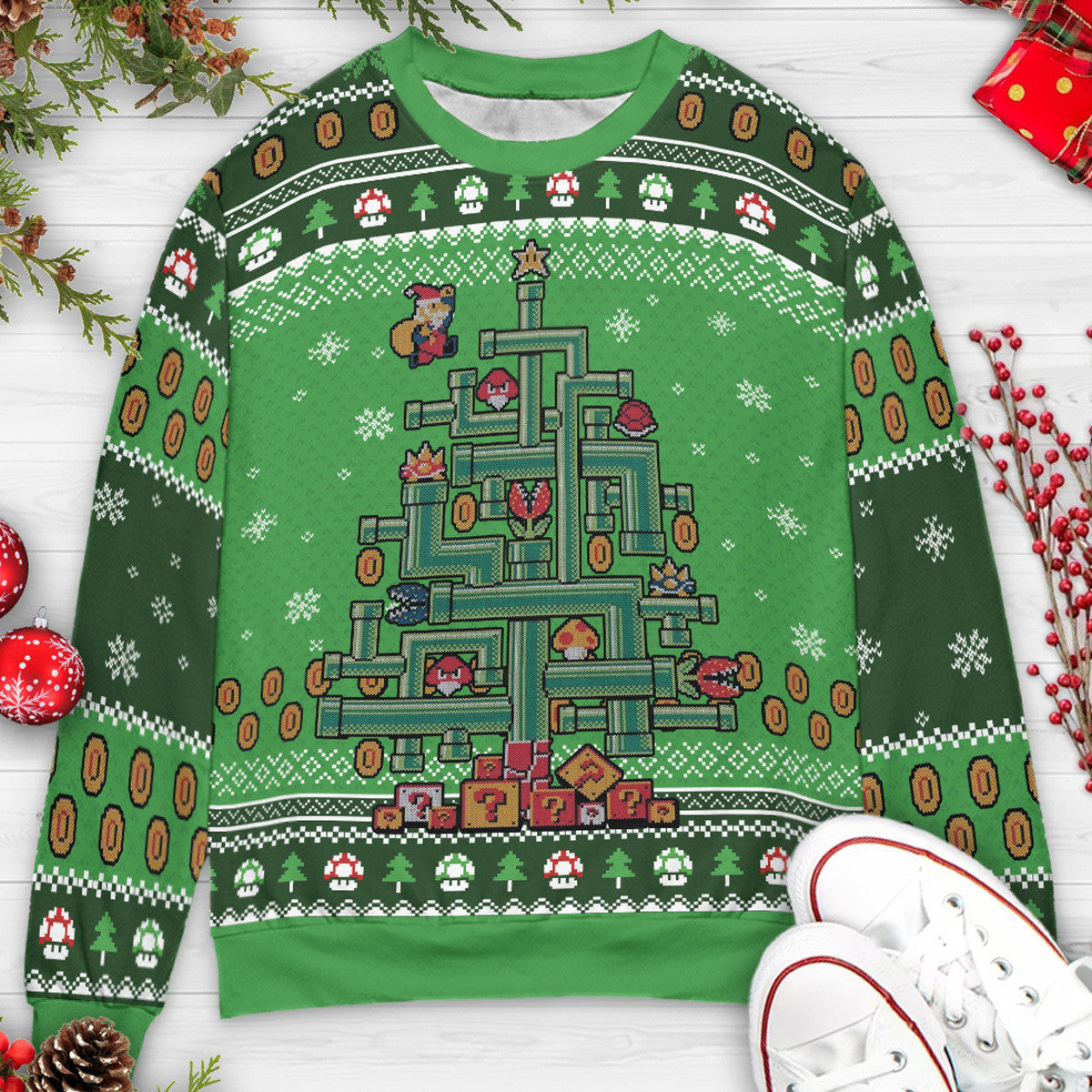Ugly Christmas Sweatshirt - LLQL43MN