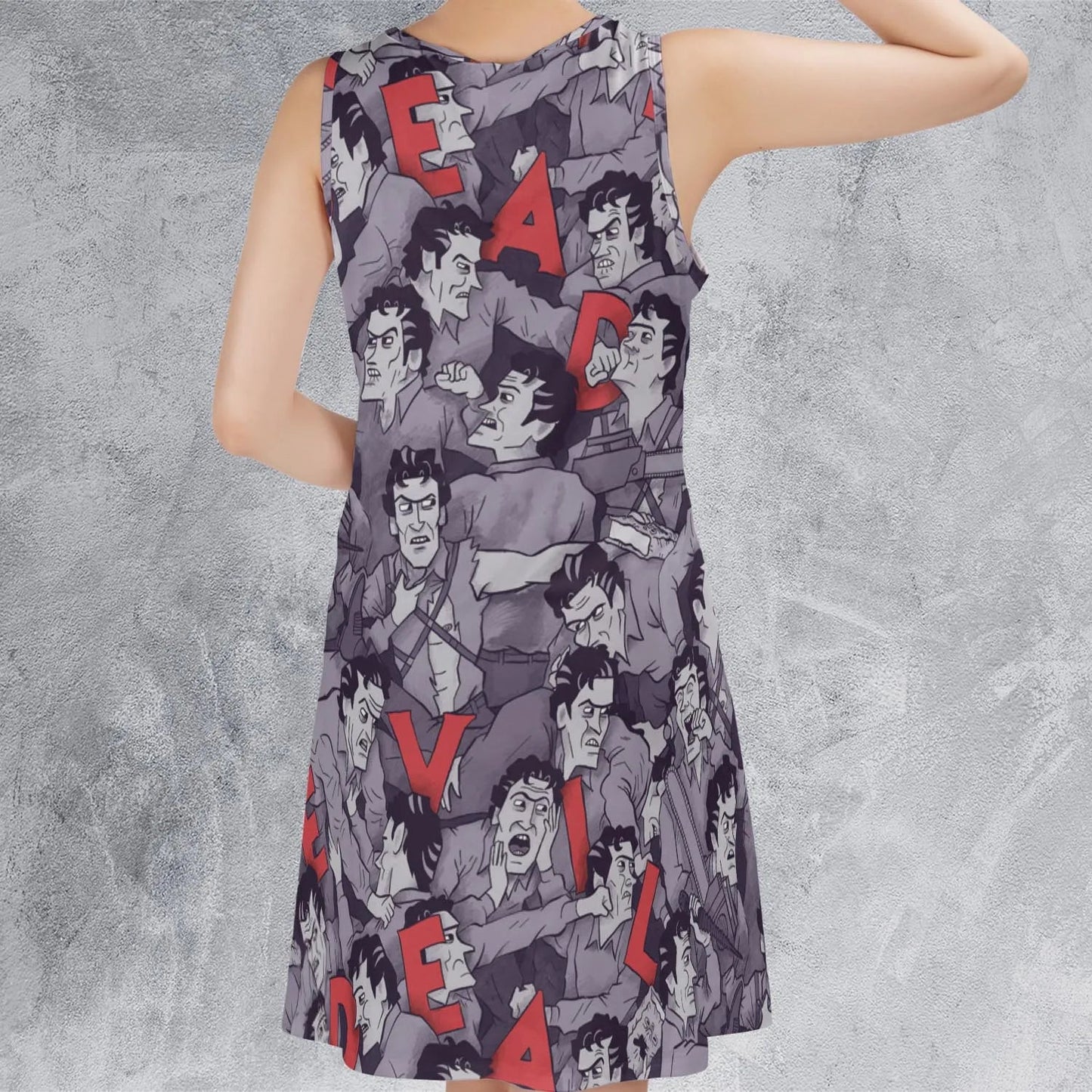 Casual Sleeveless Dress - DEYRB5ET
