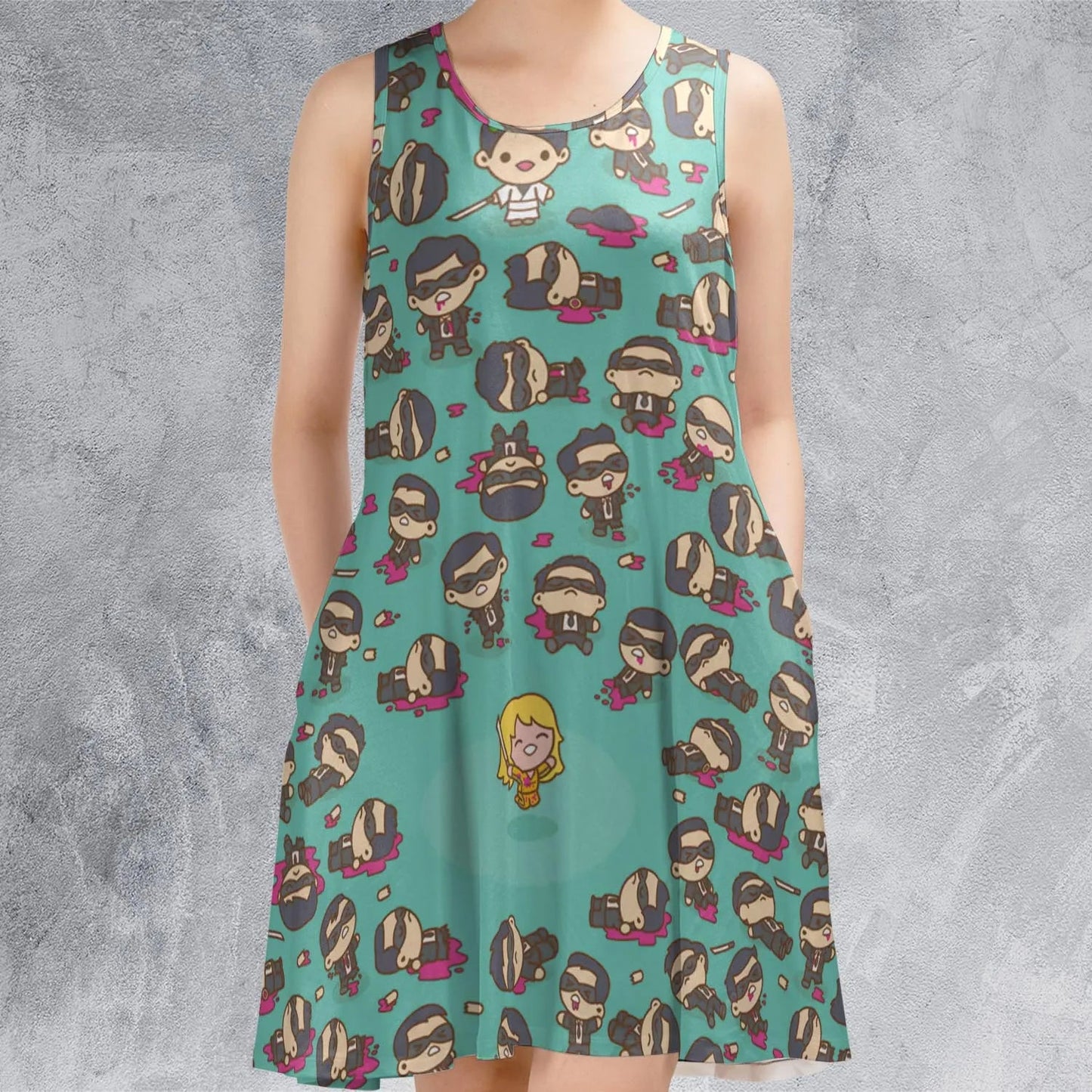 Casual Sleeveless Dress - AAYSS52Q