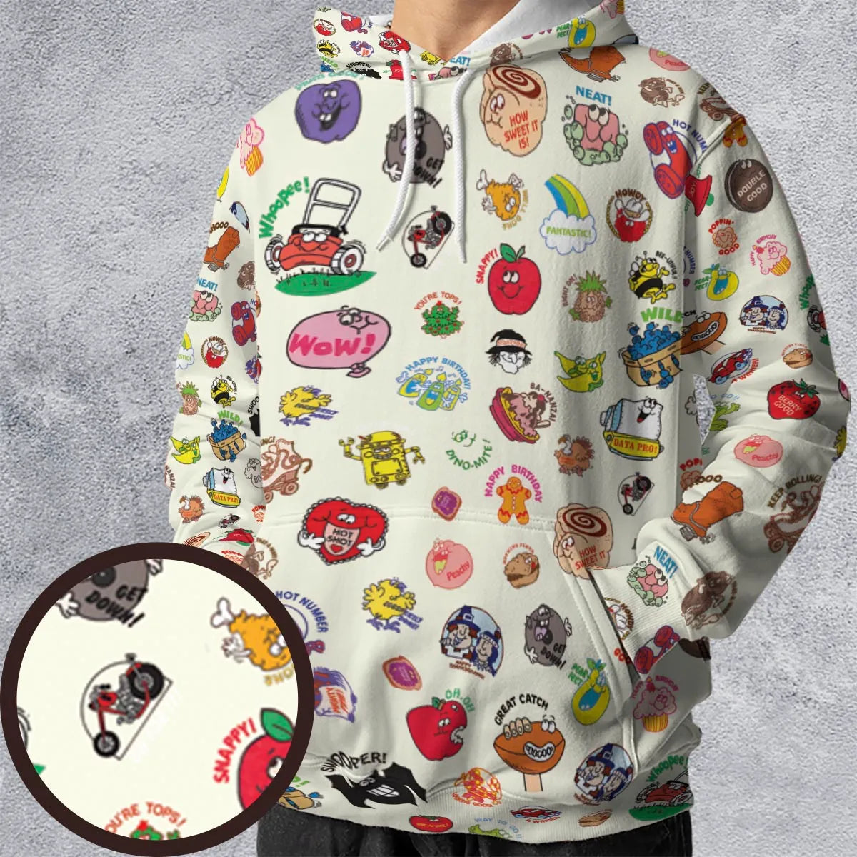 Full Print Hoodie - YLU3U4U8