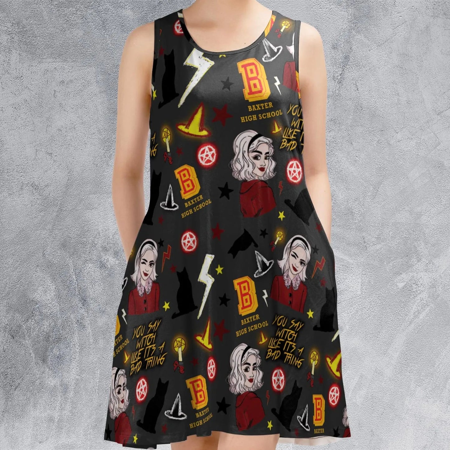 Casual Sleeveless Dress - 4YGFMMDA