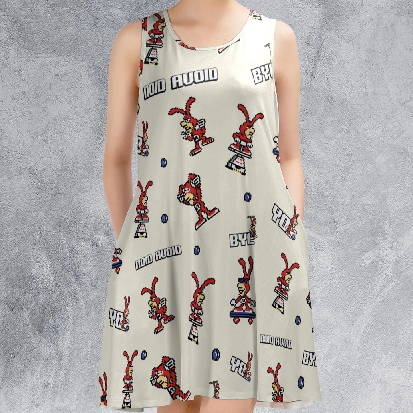 Casual Sleeveless Dress - 41ECUKDA
