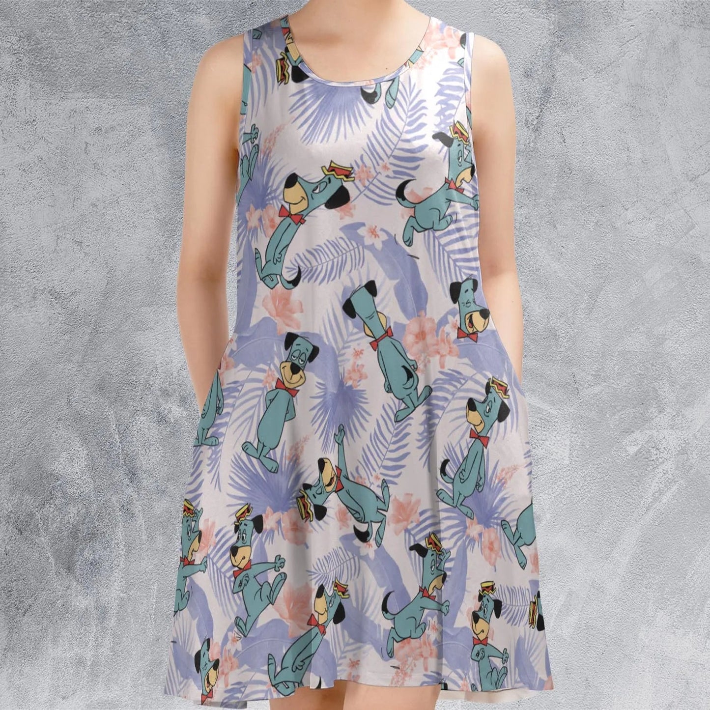 Casual Sleeveless Dress - DW9DNKZK