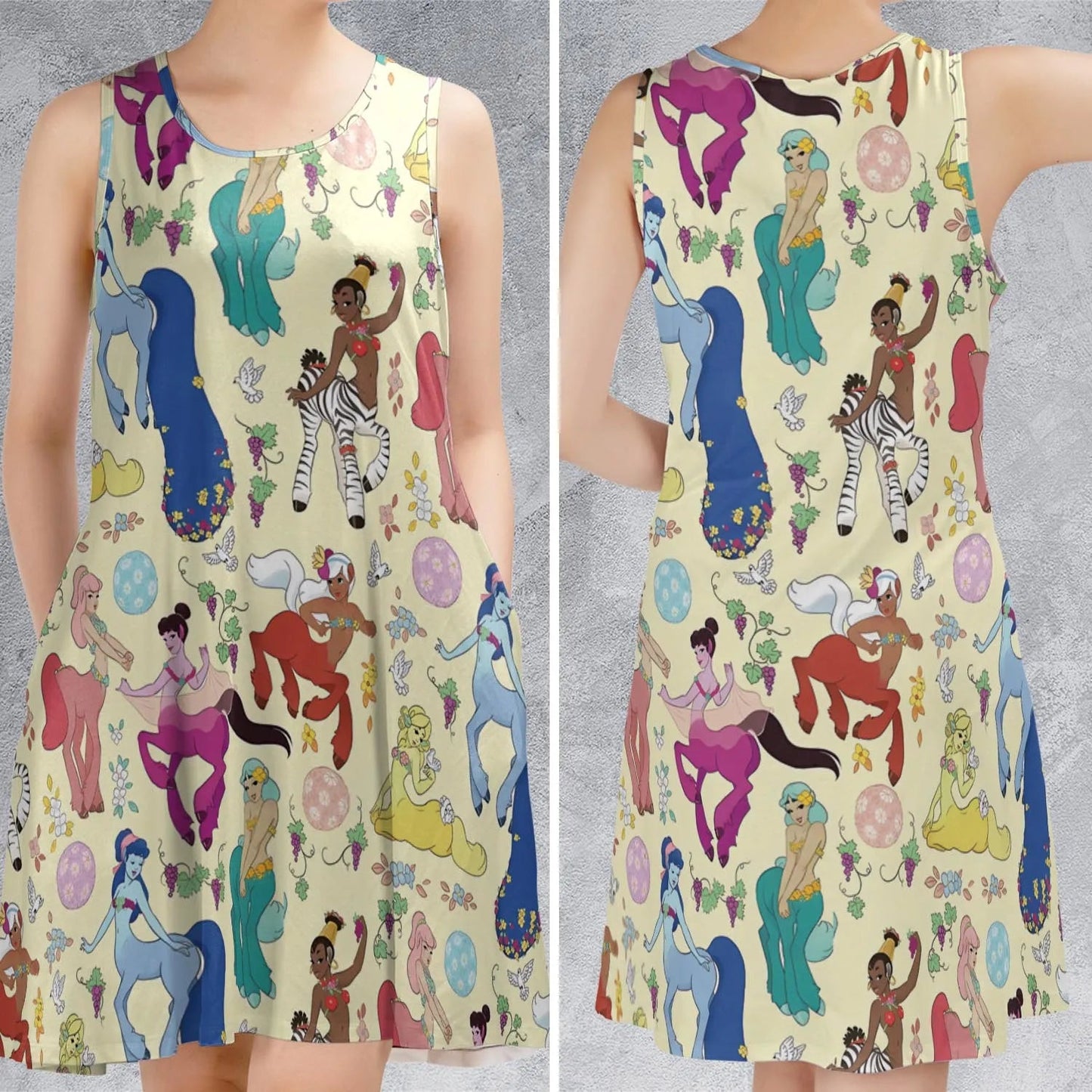 Casual Sleeveless Dress - 9PUTMT54