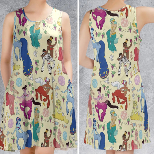 Casual Sleeveless Dress - 9PUTMT54