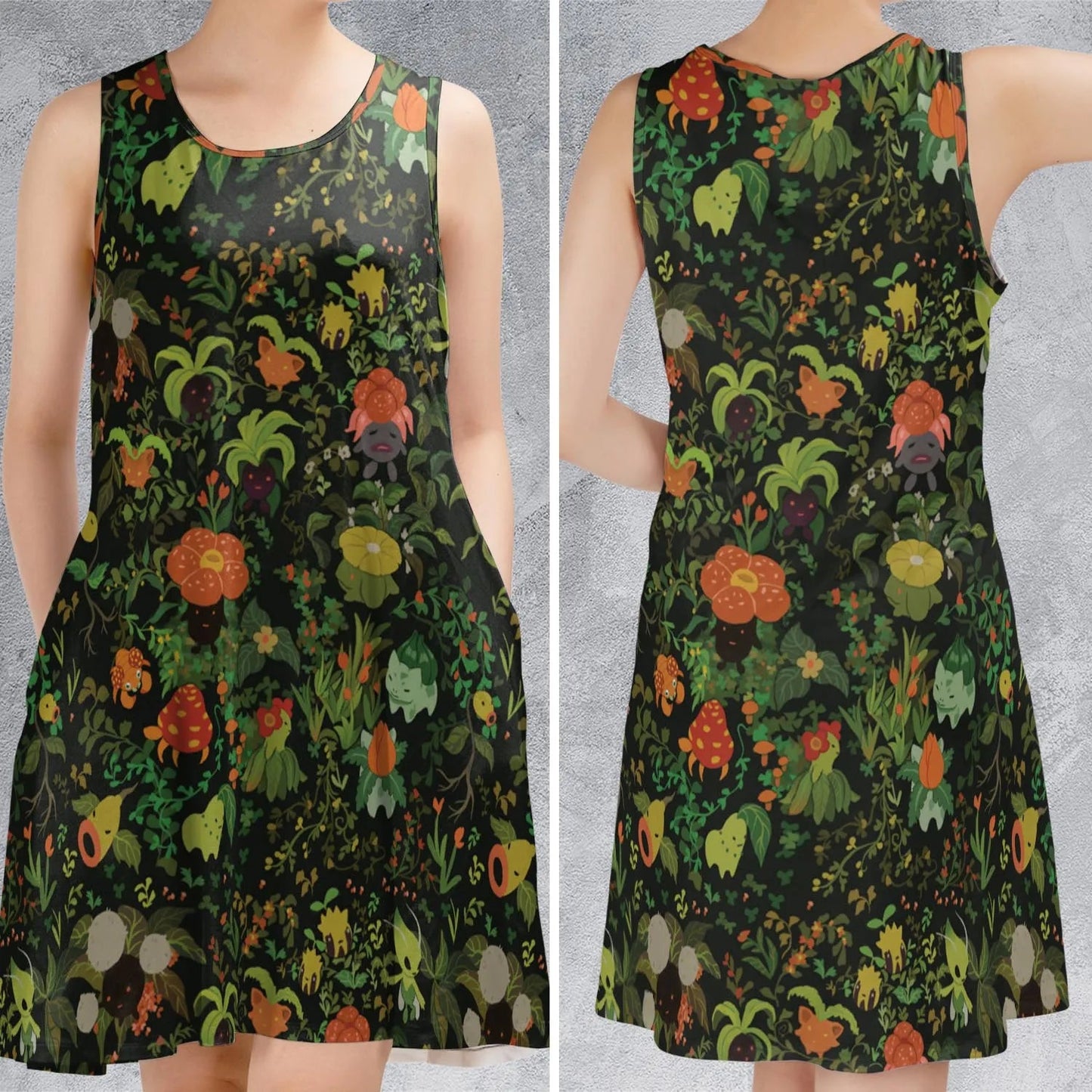Casual Sleeveless Dress - 5GJ6A136