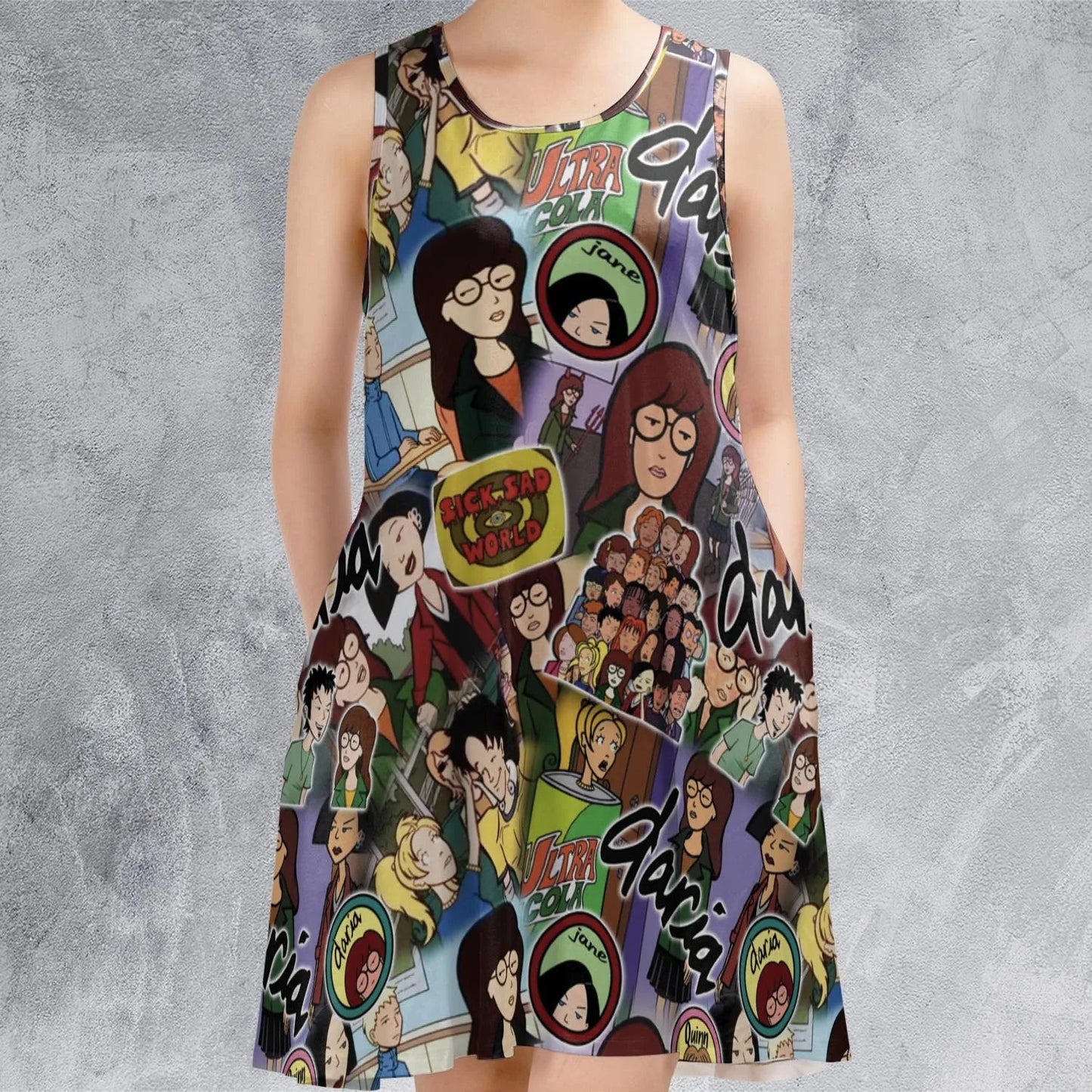 Casual Sleeveless Dress - EULXL7SN