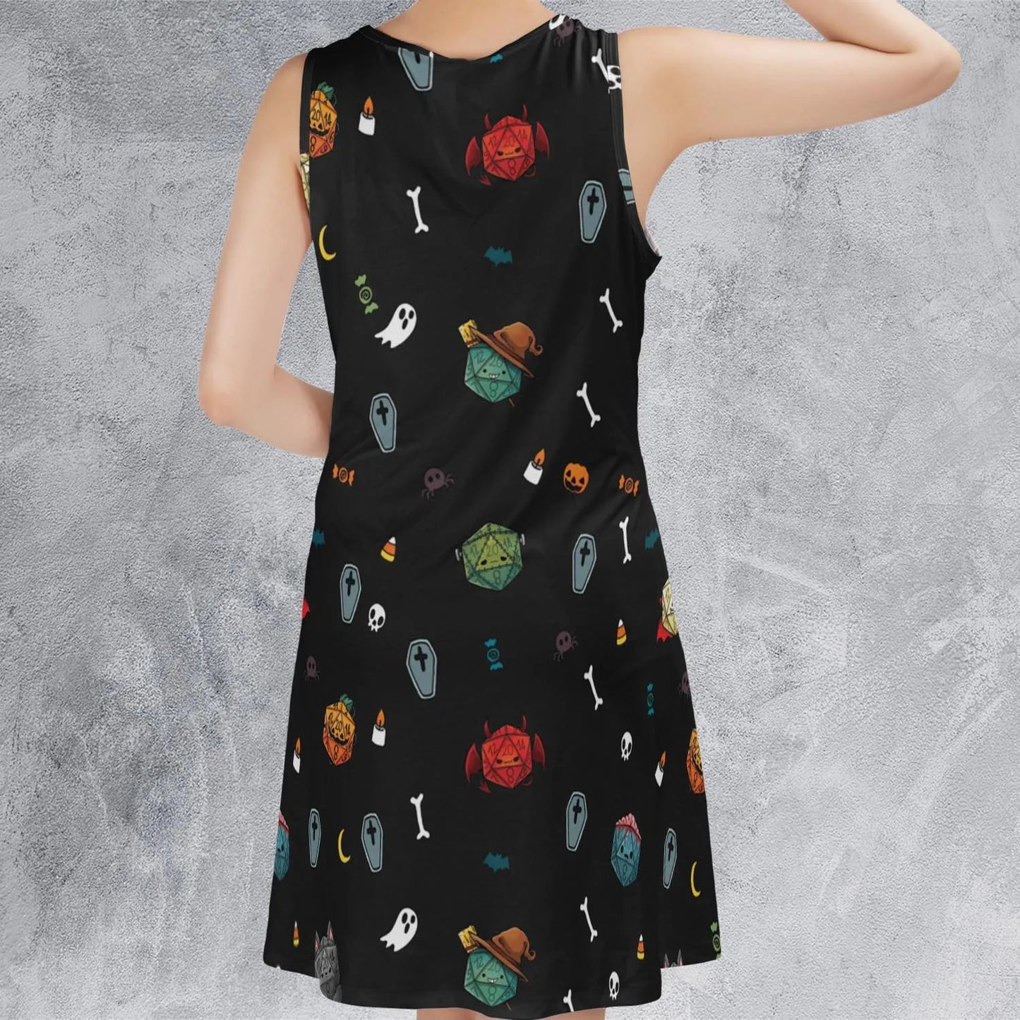 Casual Sleeveless Dress - 6YLR9SL1