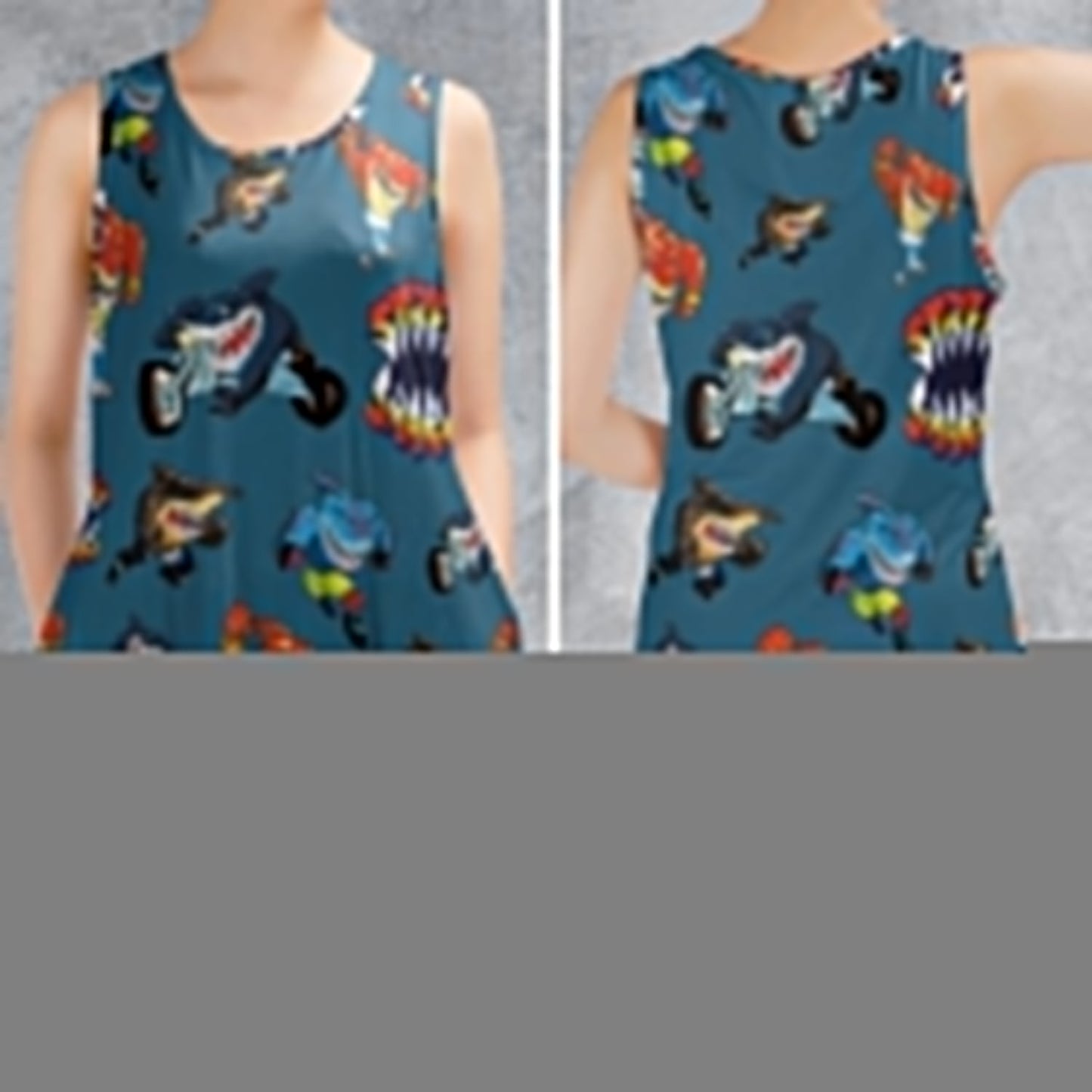 Casual Sleeveless Dress - H1PYAXVW