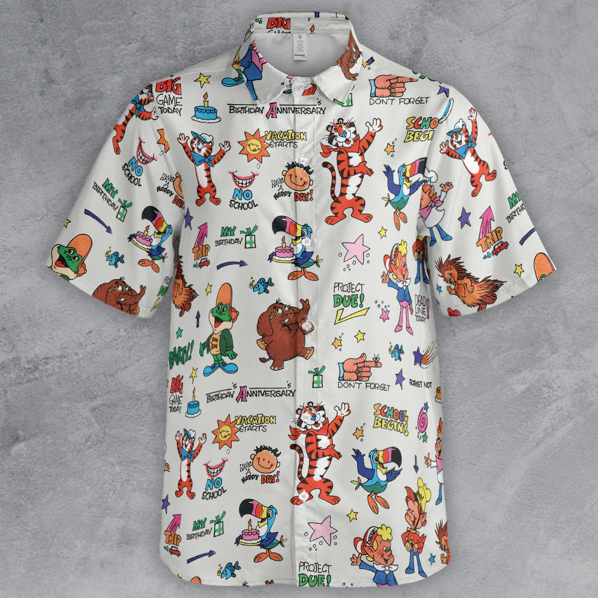 Short Sleeve Button Shirt - W49DND73