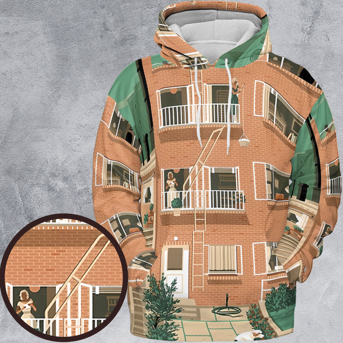 Full Print Hoodie - 85VWAEH4