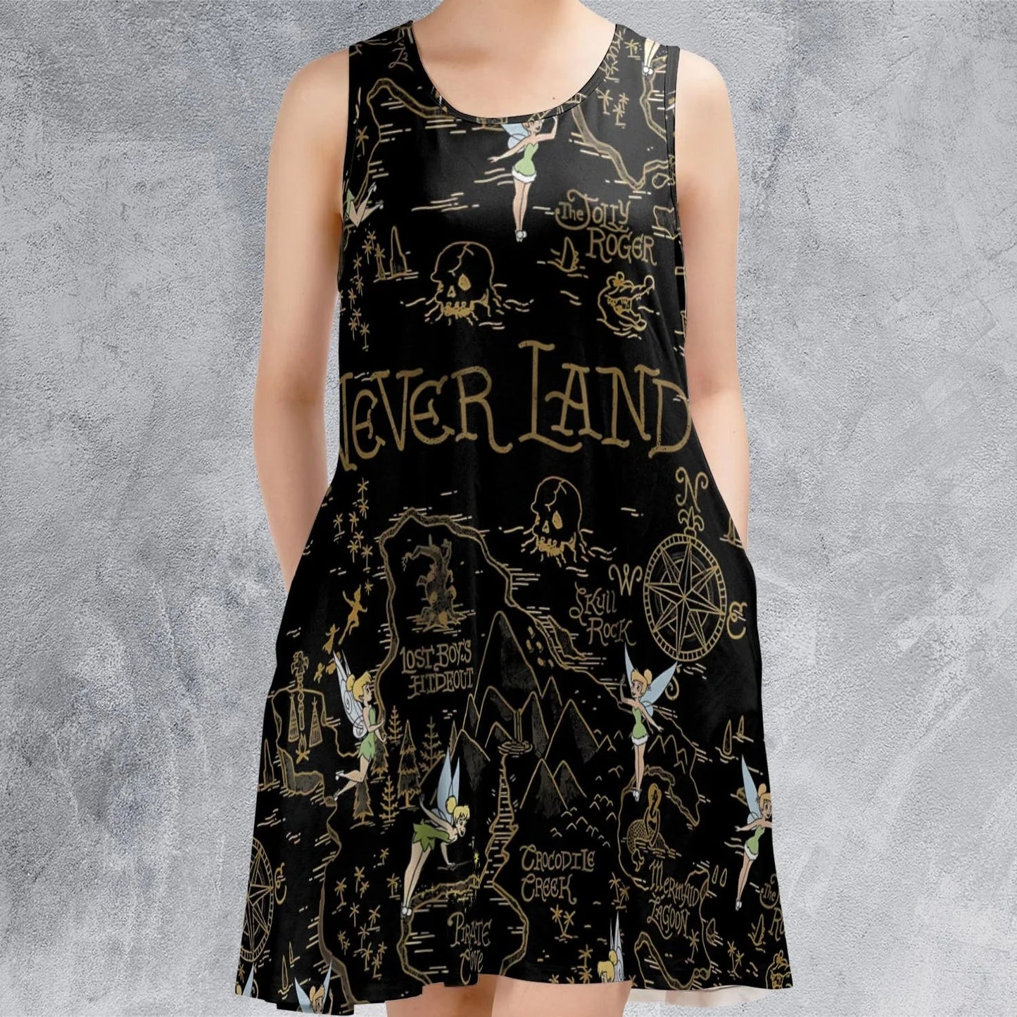 Casual Sleeveless Dress - MLLS9QYE