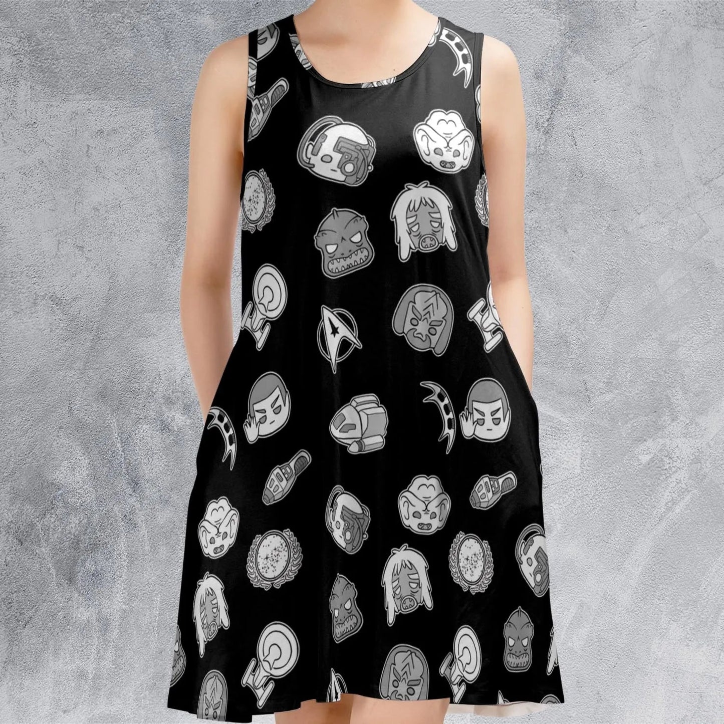 Casual Sleeveless Dress - CC88L524