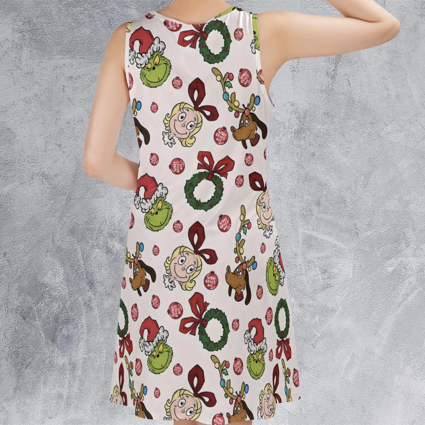 Casual Sleeveless Dress - H4YVYWYS