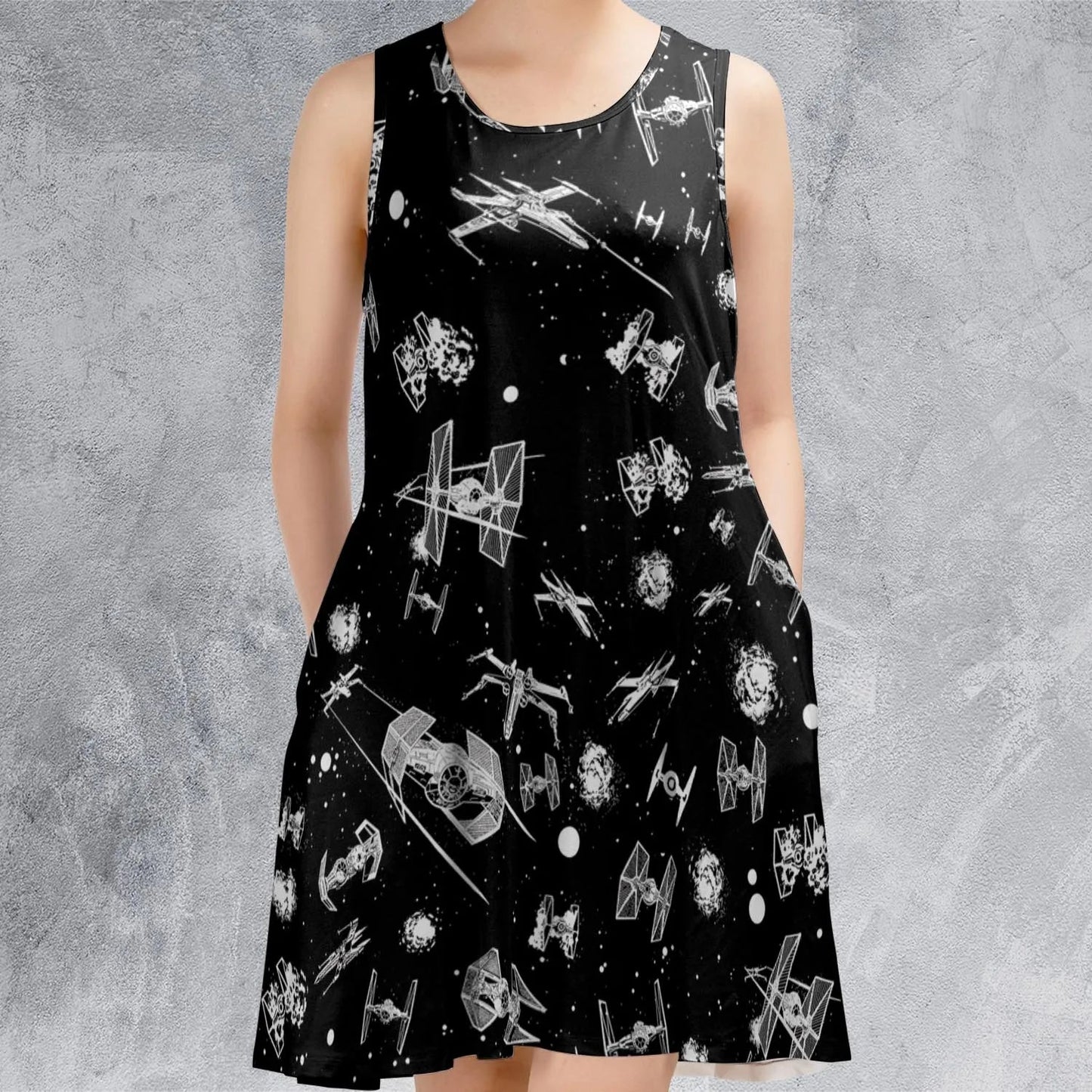 Casual Sleeveless Dress - JA4RN5VS