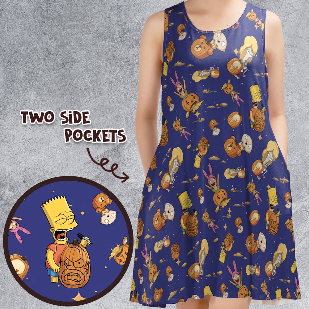 Sleeveless Dress - GD65LSTS -  - 1