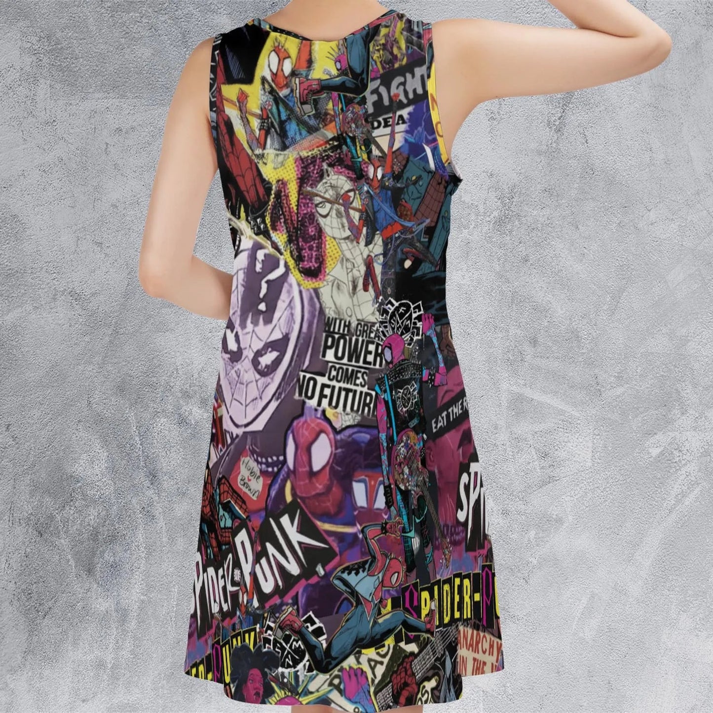 Casual Sleeveless Dress - PA1AJPBW
