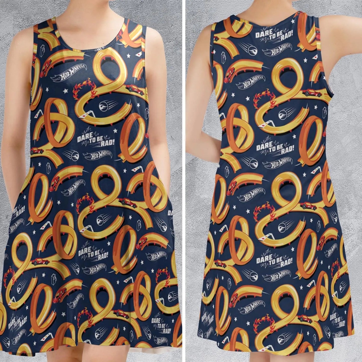 Casual Sleeveless Dress - VFPPMX99