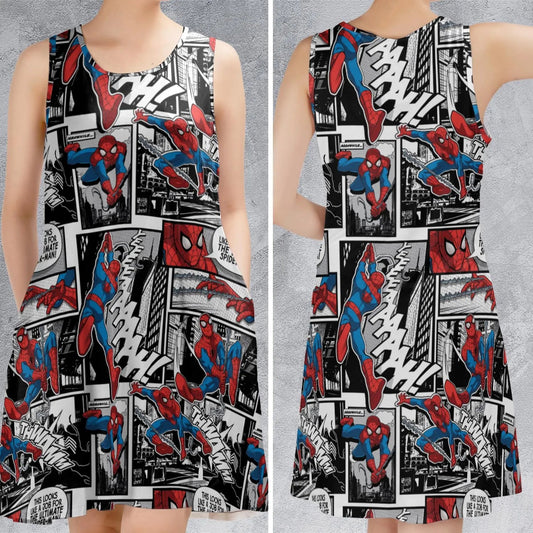 Casual Sleeveless Dress - C56CR83K