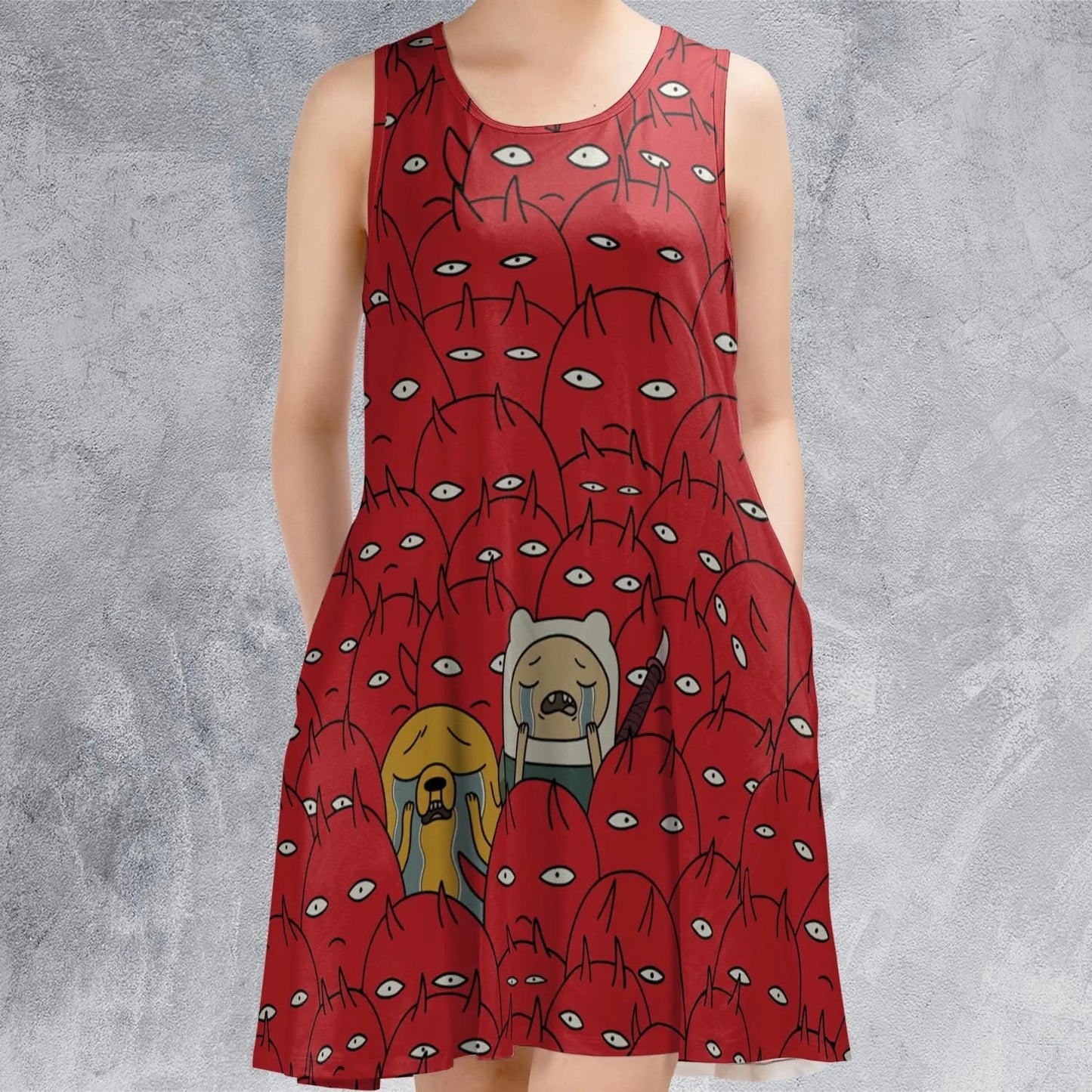 Casual Sleeveless Dress - KYYXA51K