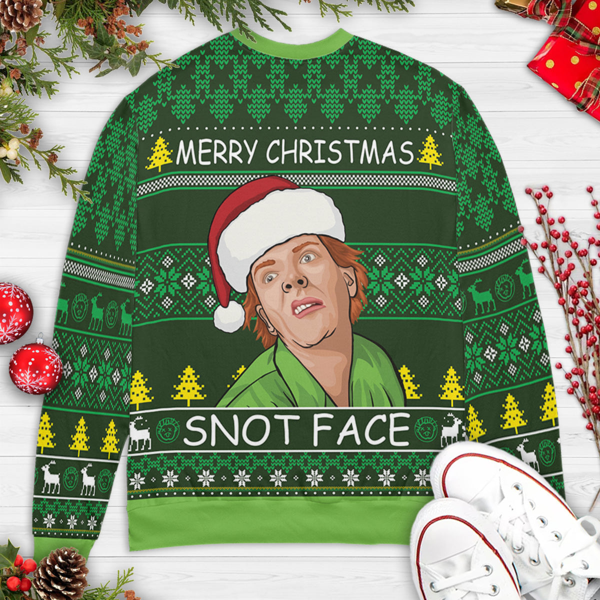 Ugly Christmas Sweatshirt - T4HFPFDP