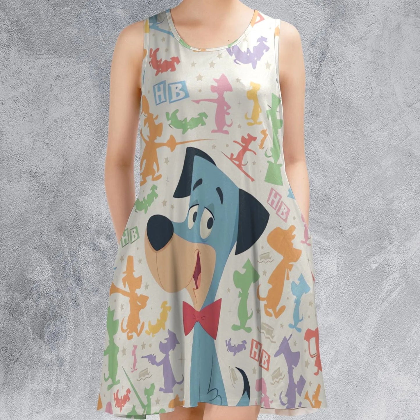 Casual Sleeveless Dress - CGBL5NUG