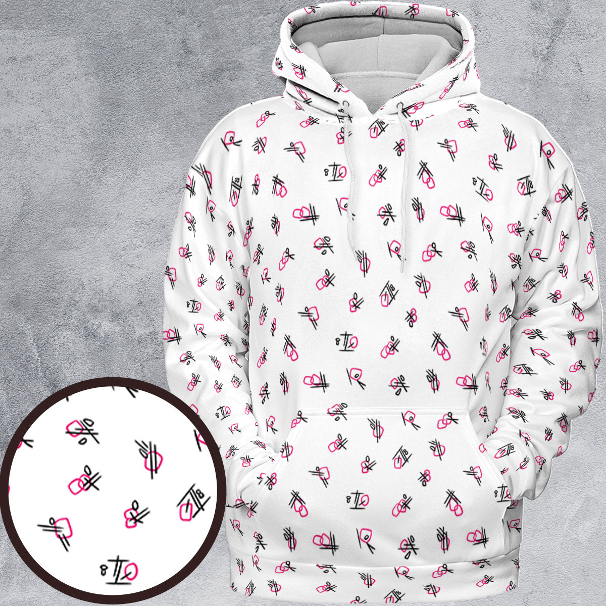 Full Print Hoodie - 4RC487BX