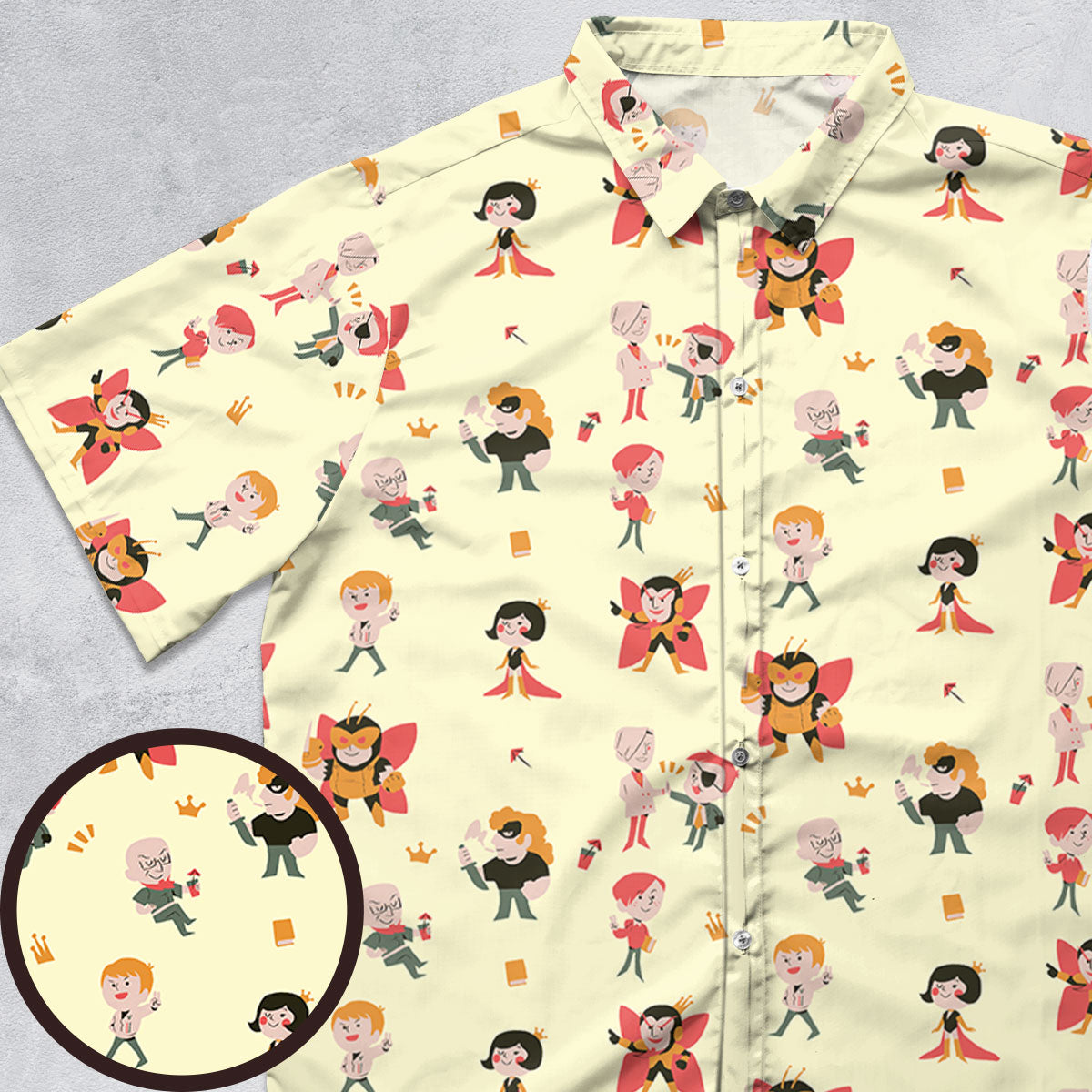 Short Sleeve Button Shirt - 3VHARJ7R