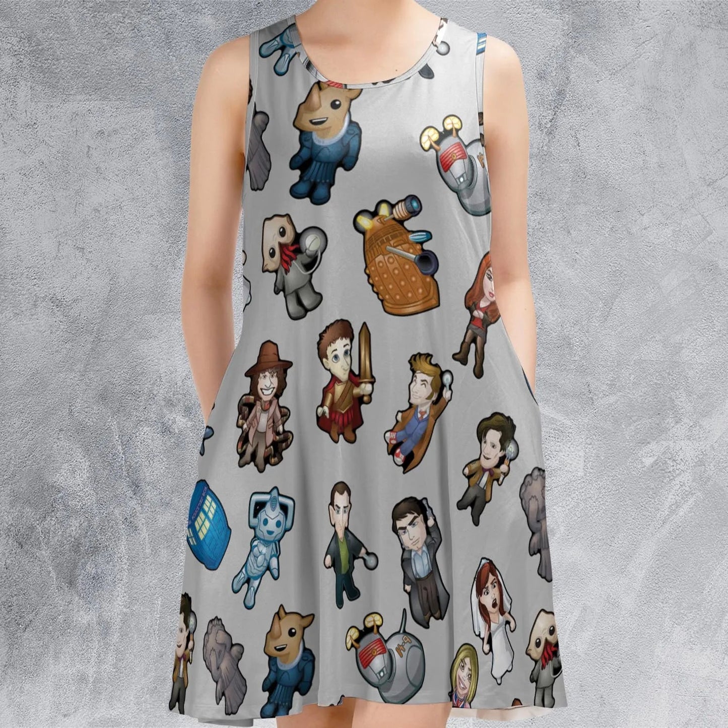 Casual Sleeveless Dress - 87GVQQGZ