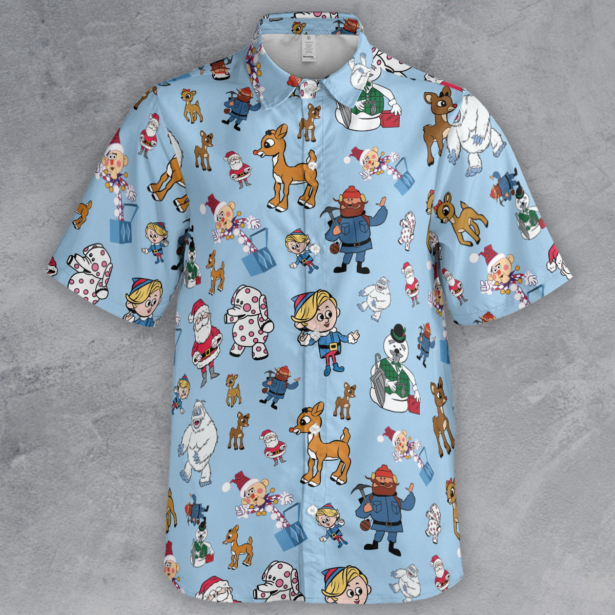 Short Sleeve Button Shirt - KJCMN177