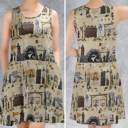 Casual Sleeveless Dress - 43VAGP99