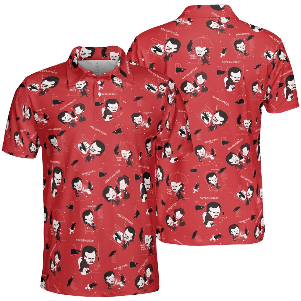 AOP Men/Women Polo Shirt - MF3KL9UB -  - 2