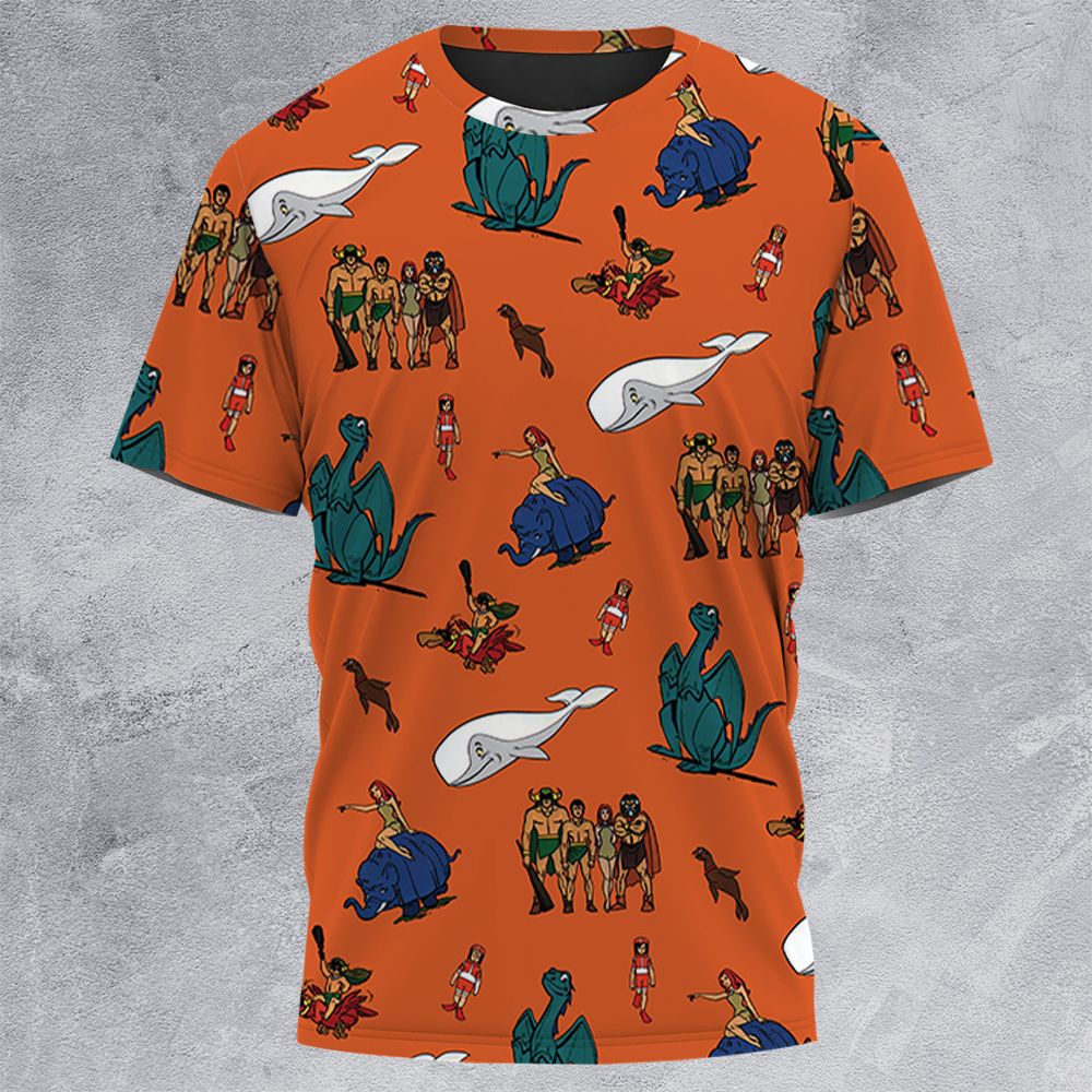 All-Over Print Unisex T-Shirt - Q4T24RC4 -  - 3