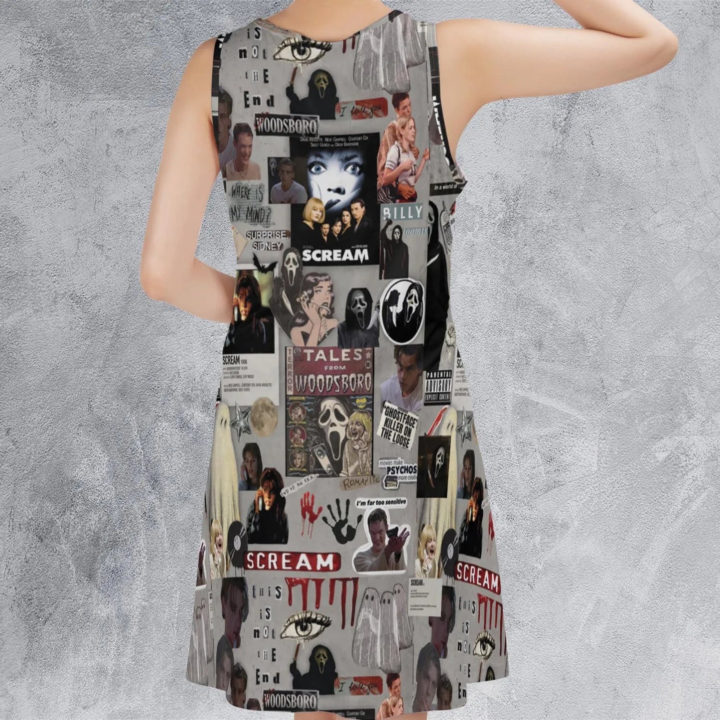 Casual Sleeveless Dress - 7GZ3PLKC