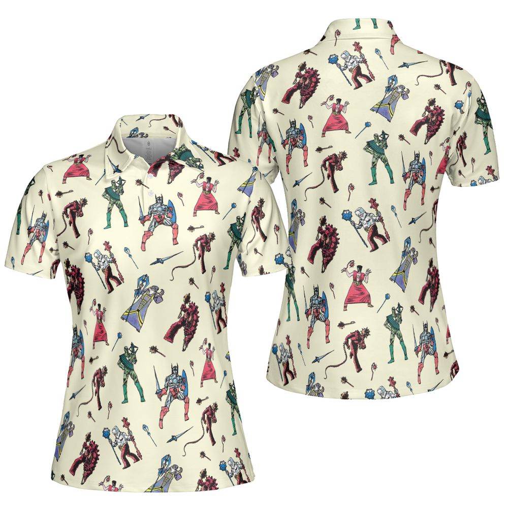AOP Men/Women Polo Shirt - 19HVY63R -  - 5