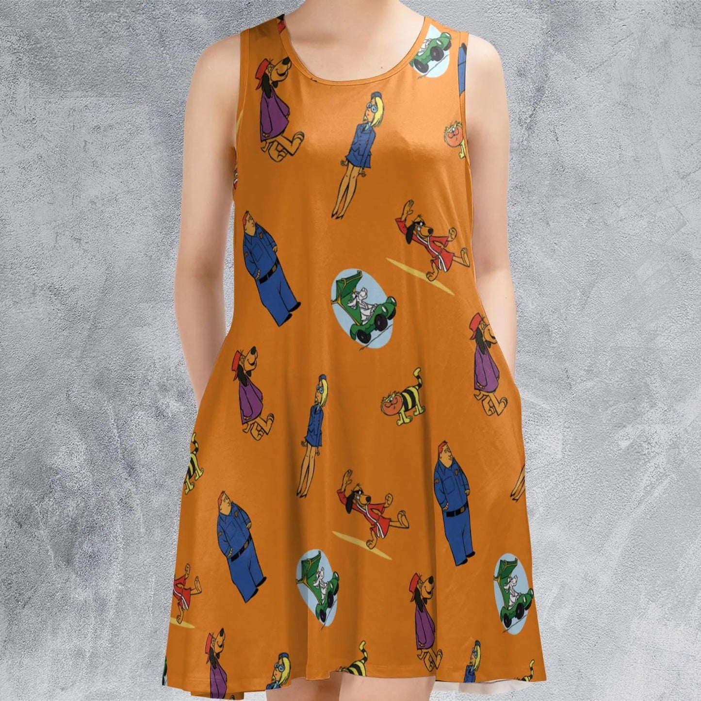 Casual Sleeveless Dress - XWEK1QS9