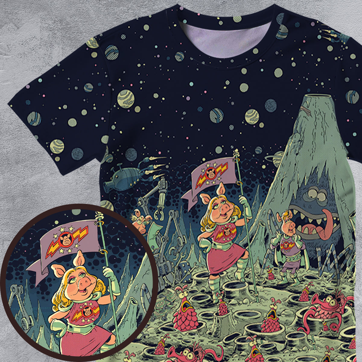 Full Print T-Shirt - 8F7DSAUQ