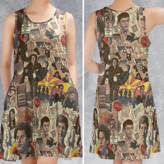 Casual Sleeveless Dress - 7CPS74NZ