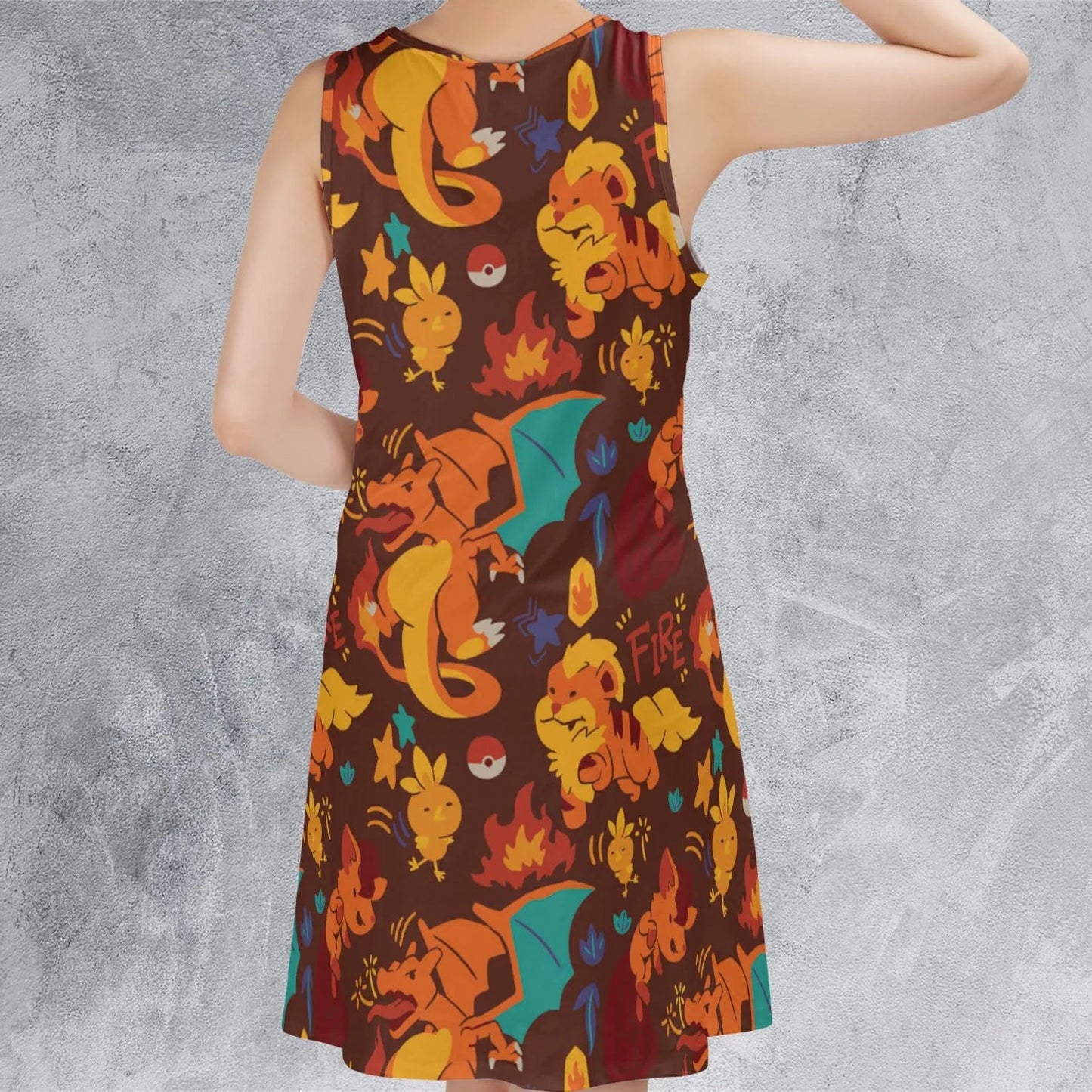 Casual Sleeveless Dress - SUTPL8VQ