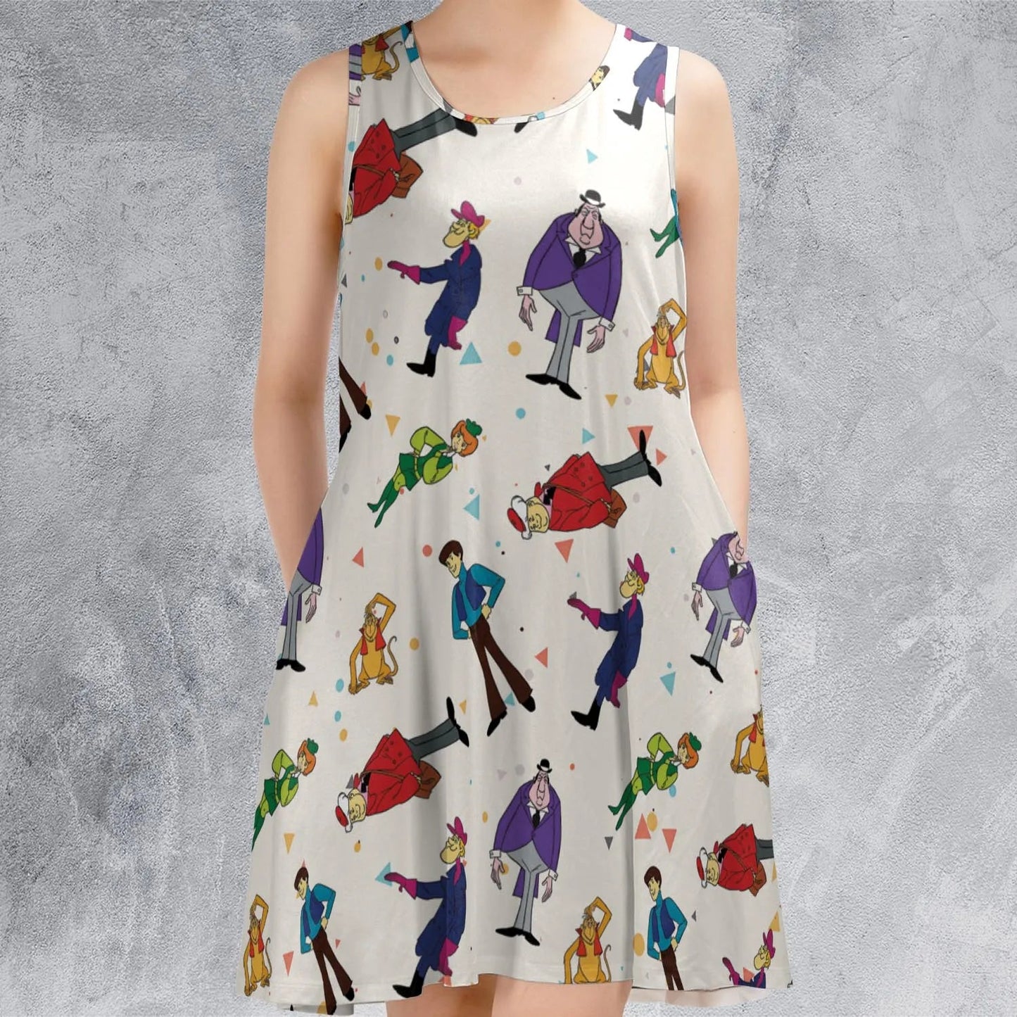 Casual Sleeveless Dress - 1Z8YLJWR