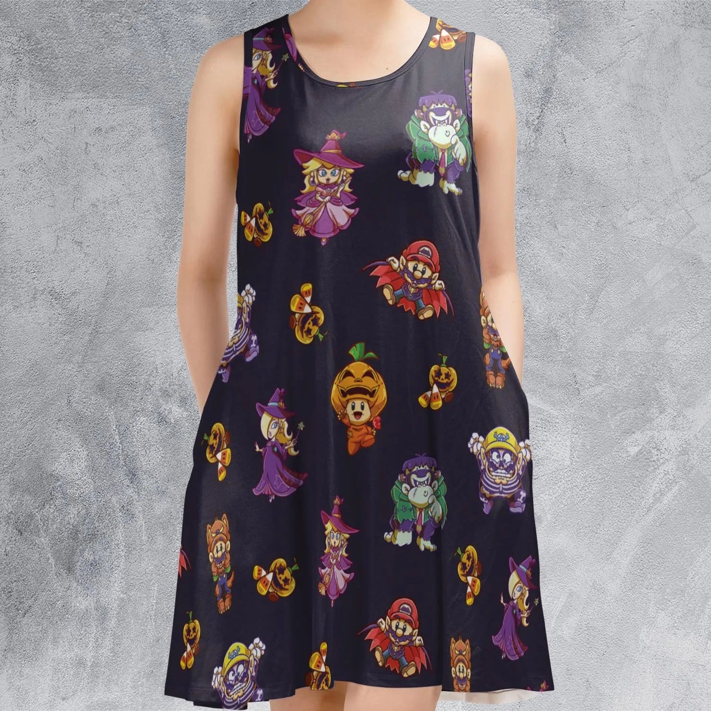 Casual Sleeveless Dress - R9FXPRQ7