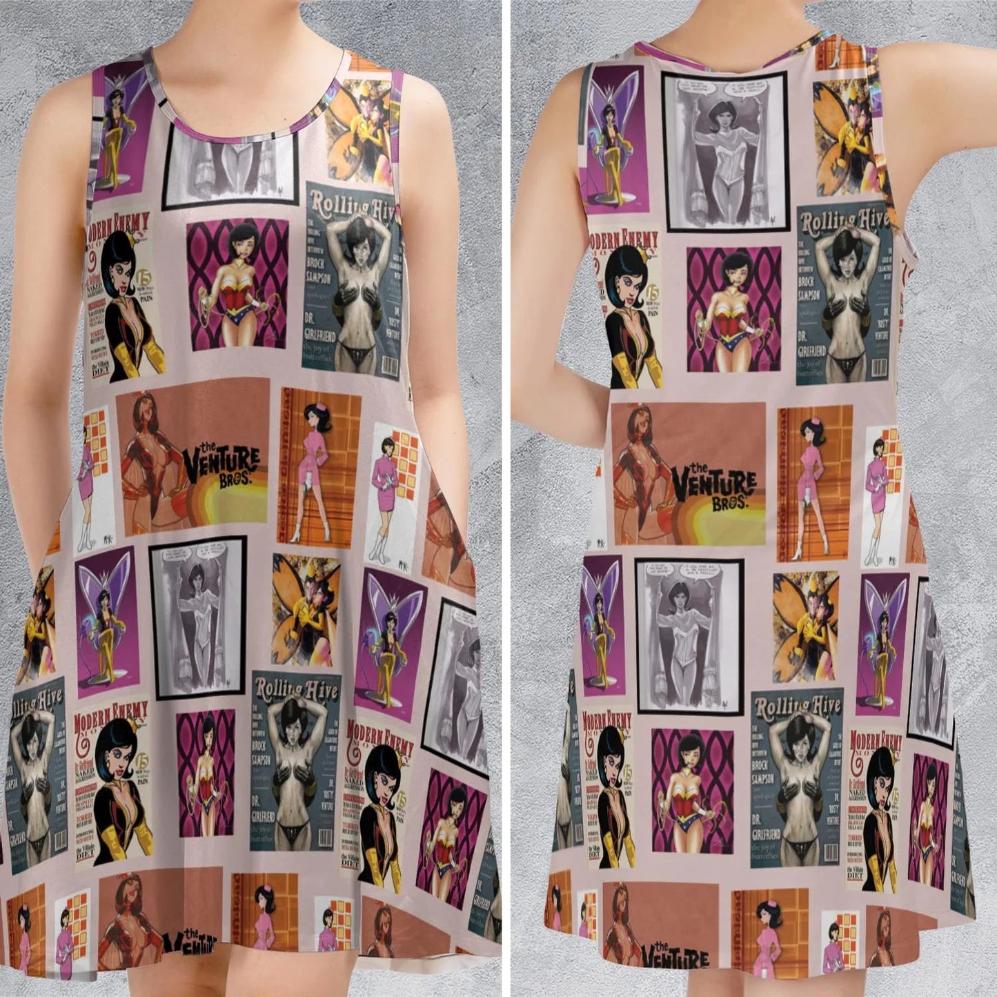 Casual Sleeveless Dress - TF9NSYKC